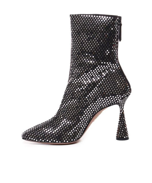 Aquazzura Amore Boots In Calfskin In Black