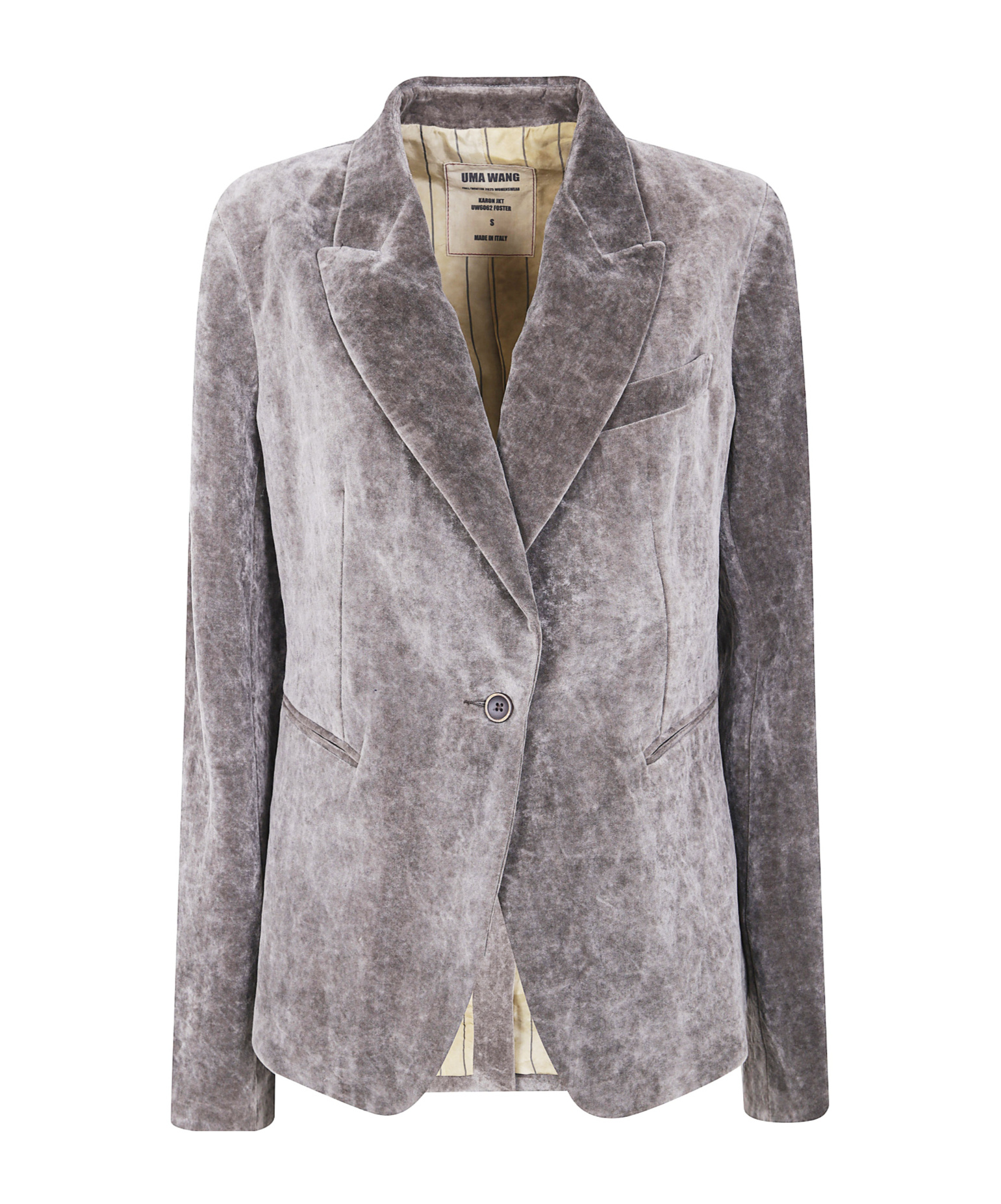 Uma Wang Single-breasted Blazer In Purple