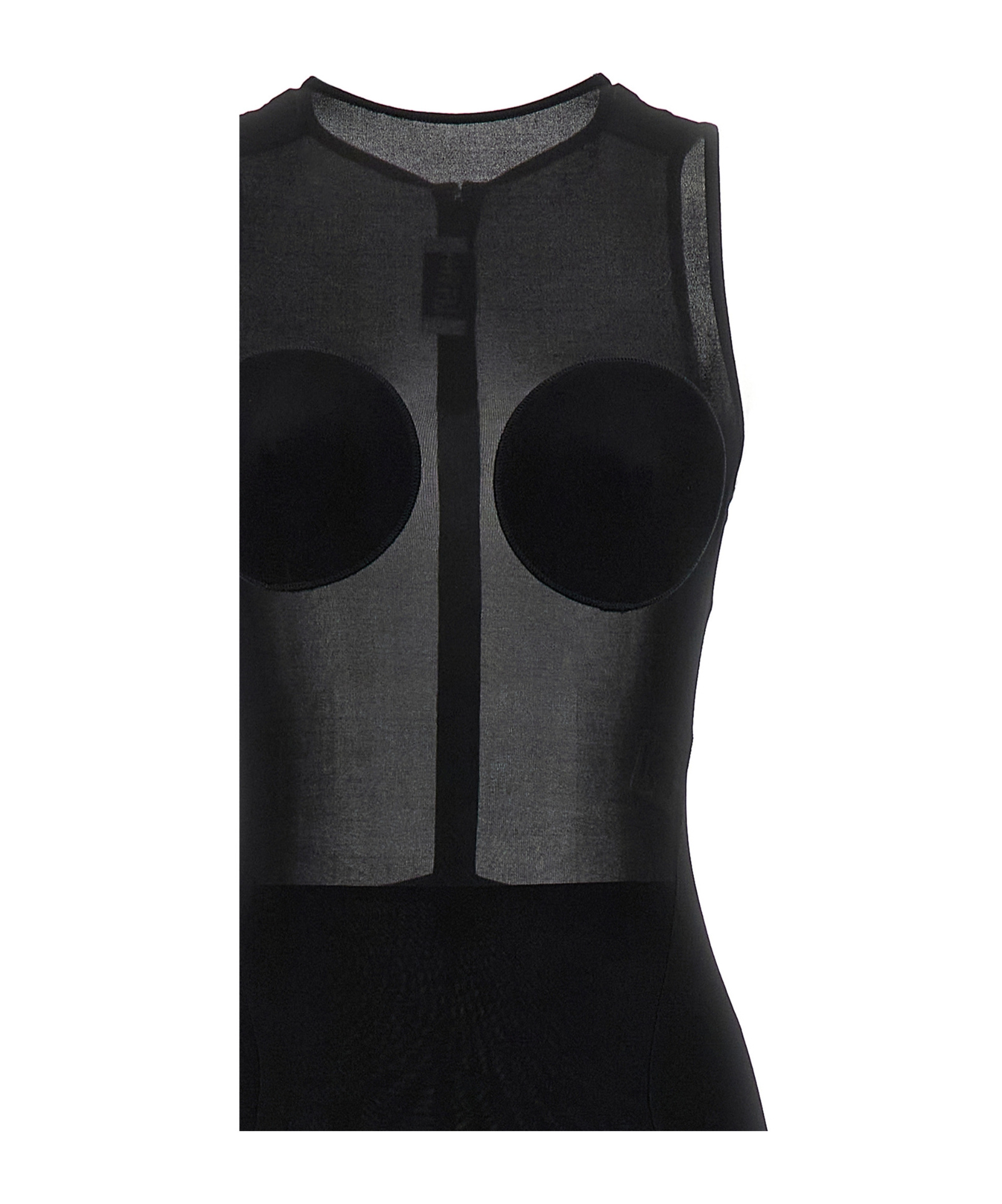 Shop Jean Paul Gaultier 'the Black Conical' Dress