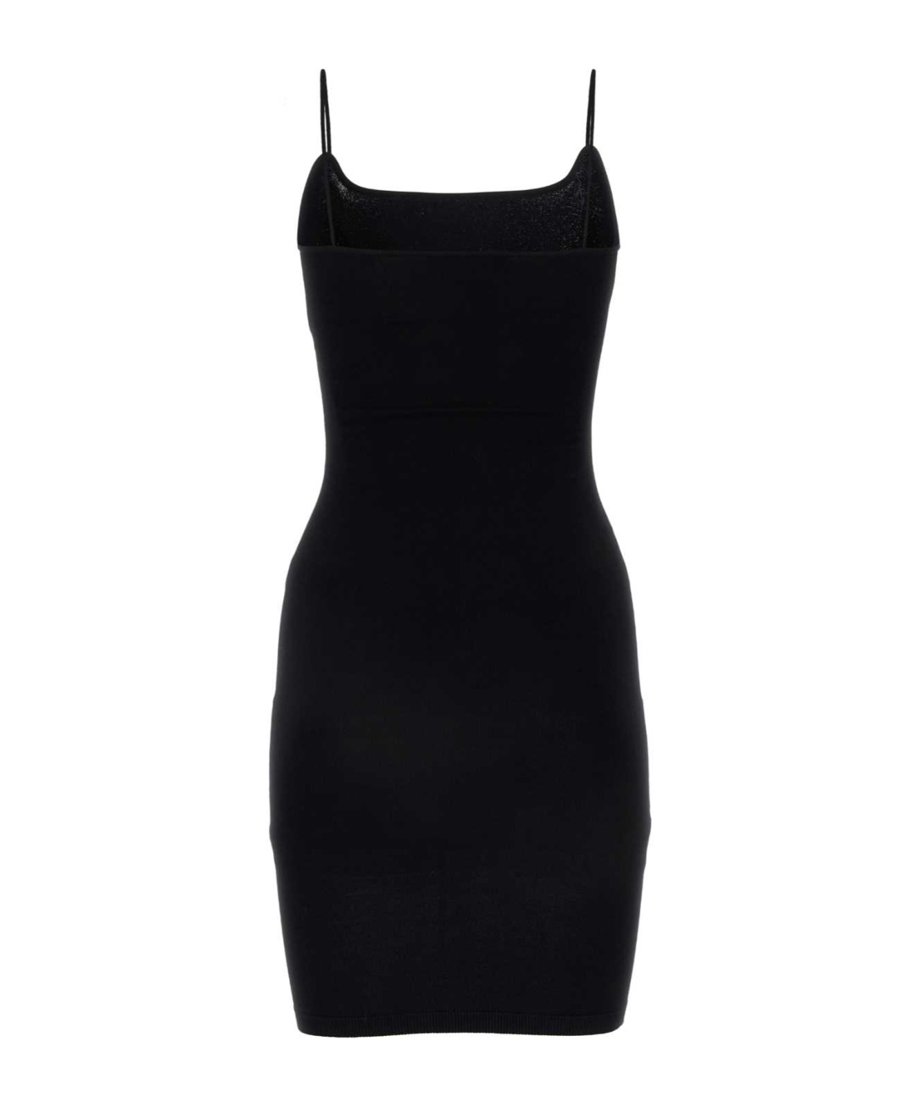 Dsquared2 Black Viscose Blend Mini Dress In Black