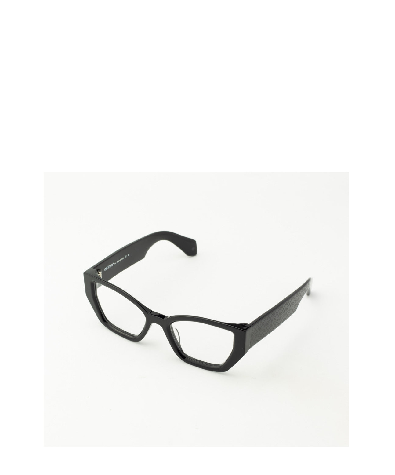 Off-white Logo Flat Mirror In Black
