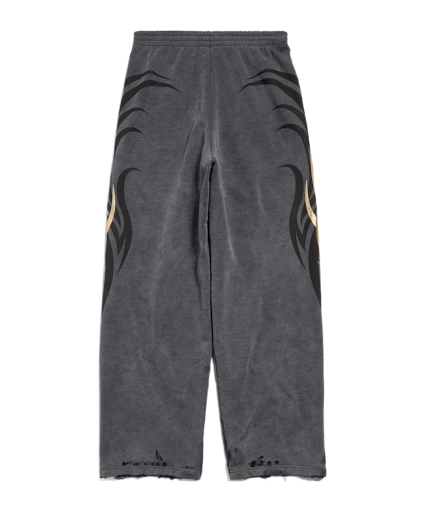 Balenciaga Fading Effect Sweatpants In Black