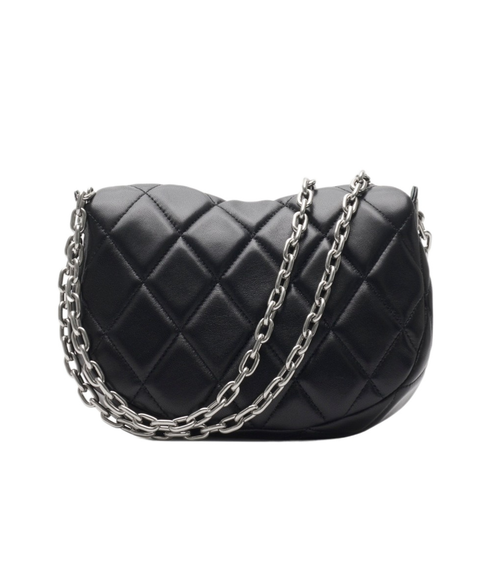 Burberry Rocking Horse Saddle Bag In Black