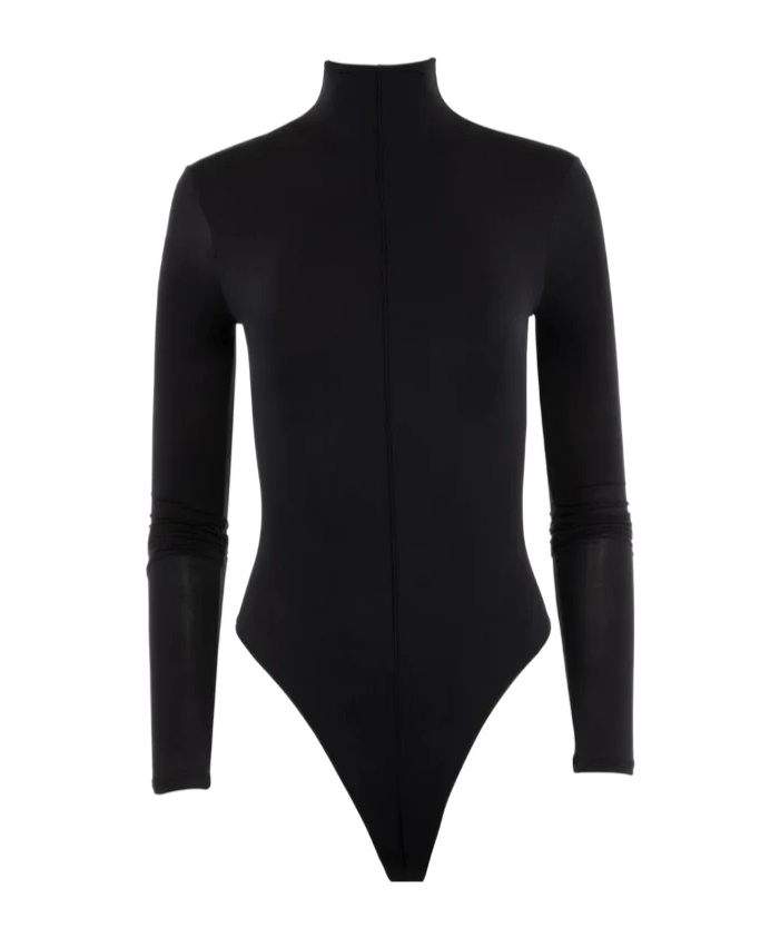 Wardrobe.nyc Long-sleeved Bodysuit In Black