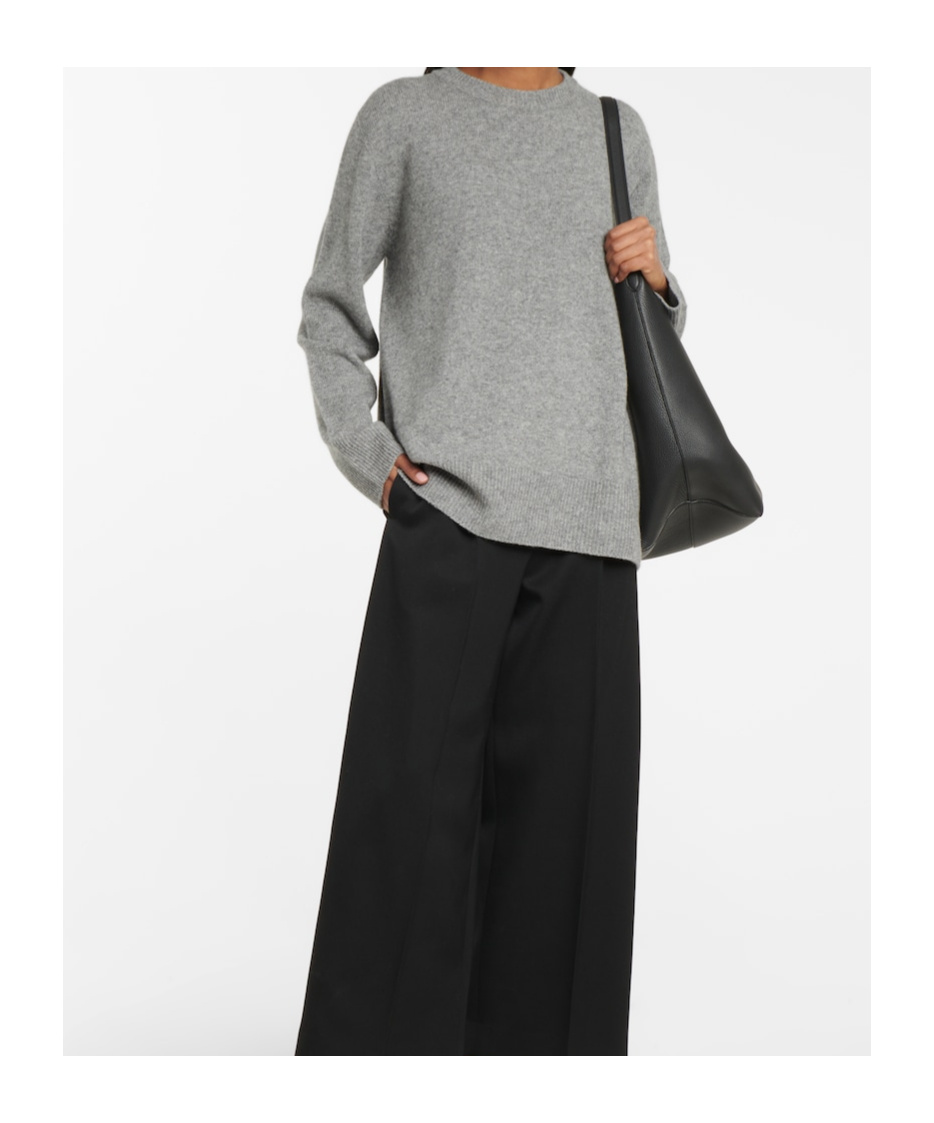 The Row Sibem Wool And Cashmere Top In Gray