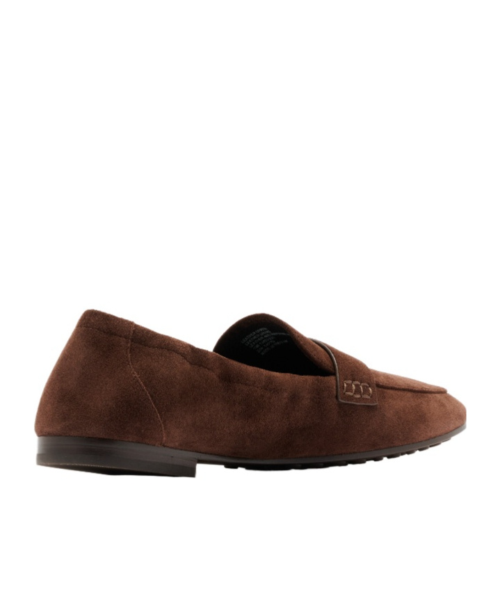 Tory Burch Suede Ballet Loafers In Brown