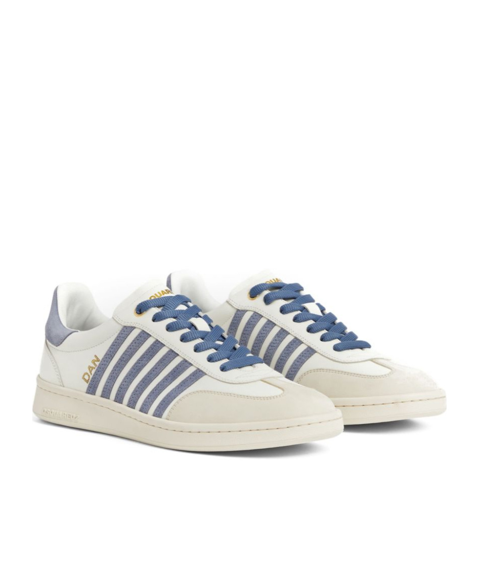 Shop Dsquared2 Boxer Sneakers In White