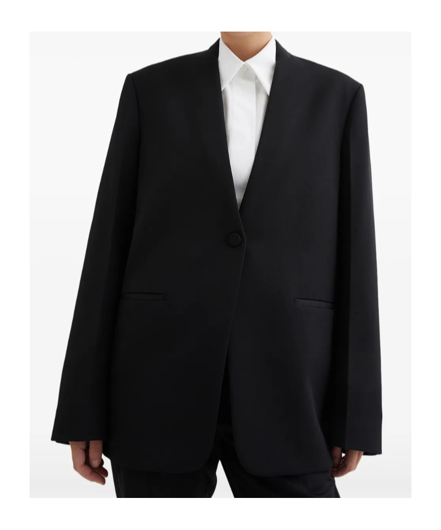 Jil Sander Wool Blazer In Black