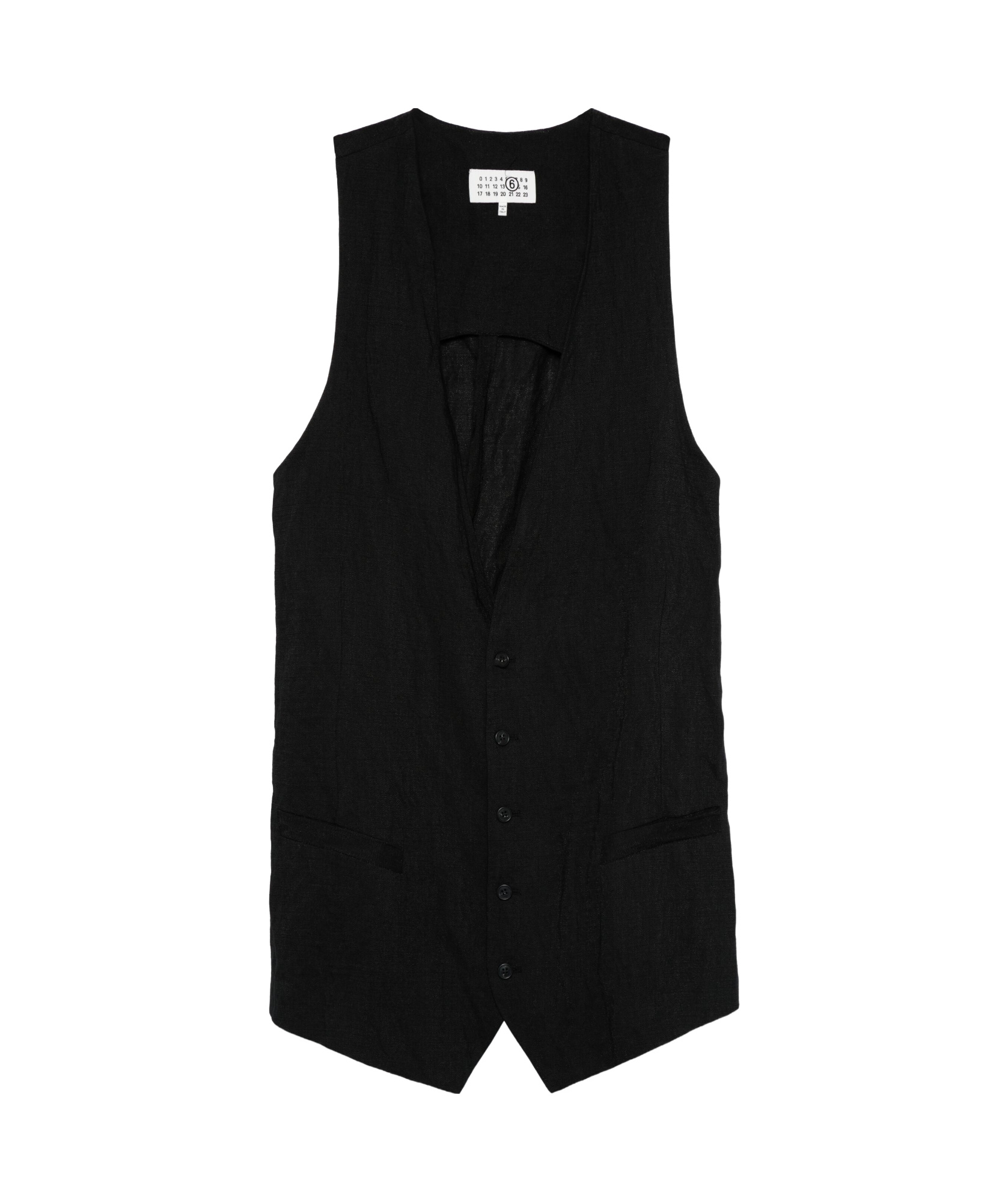 Mm6 Maison Margiela Gilet In Black