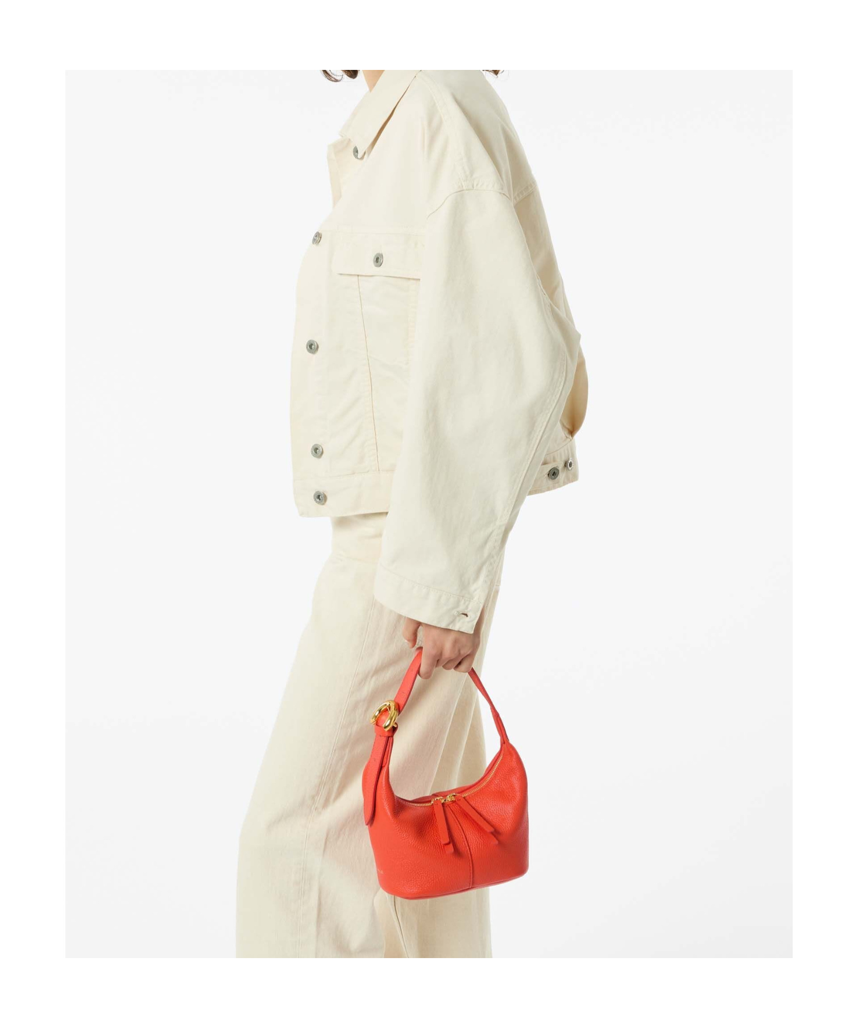 Shop Coccinelle Mini Fernanda Shoulder Bag In Red
