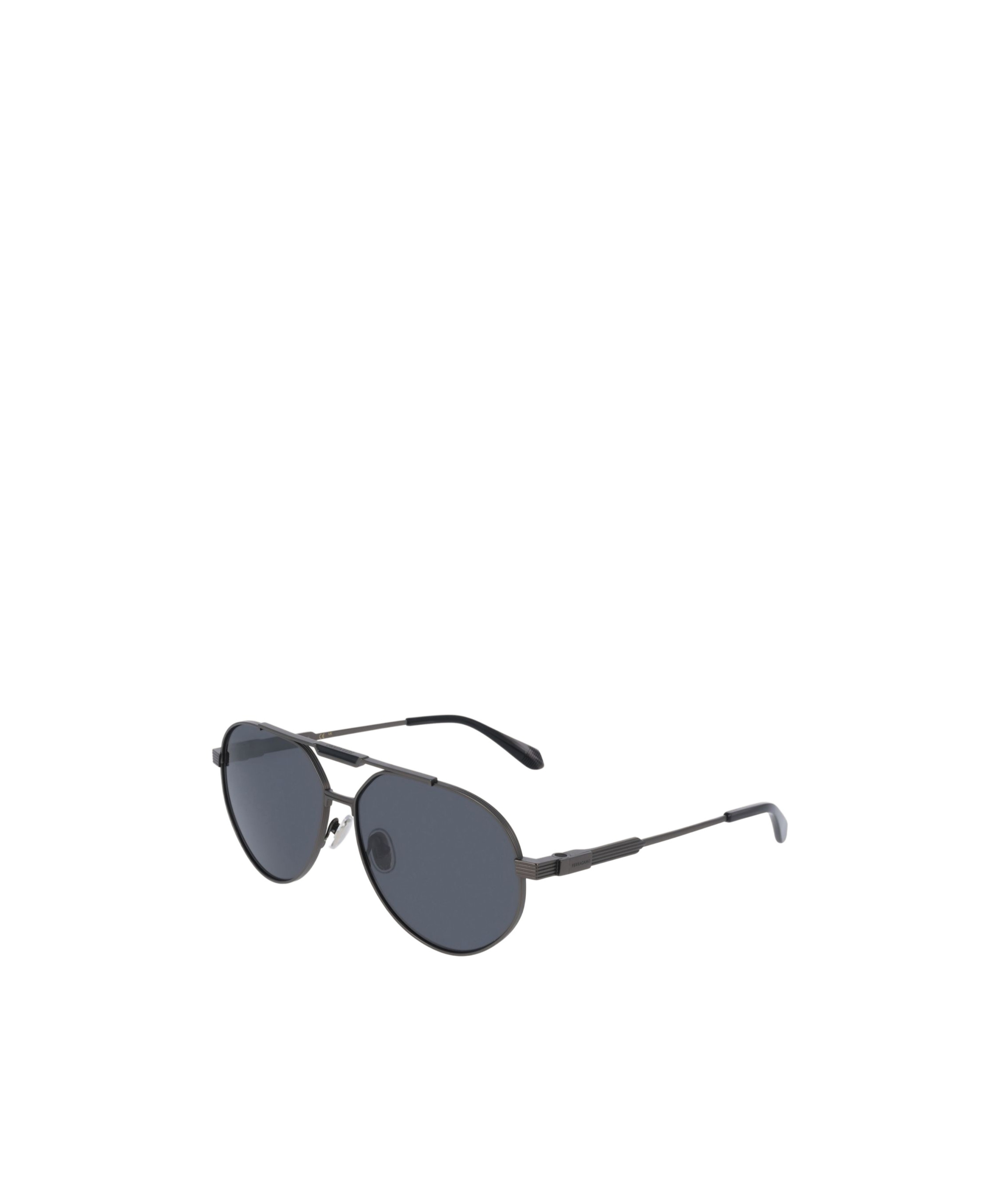 Ferragamo 62mm Oversize Aviator Sunglasses In Blue