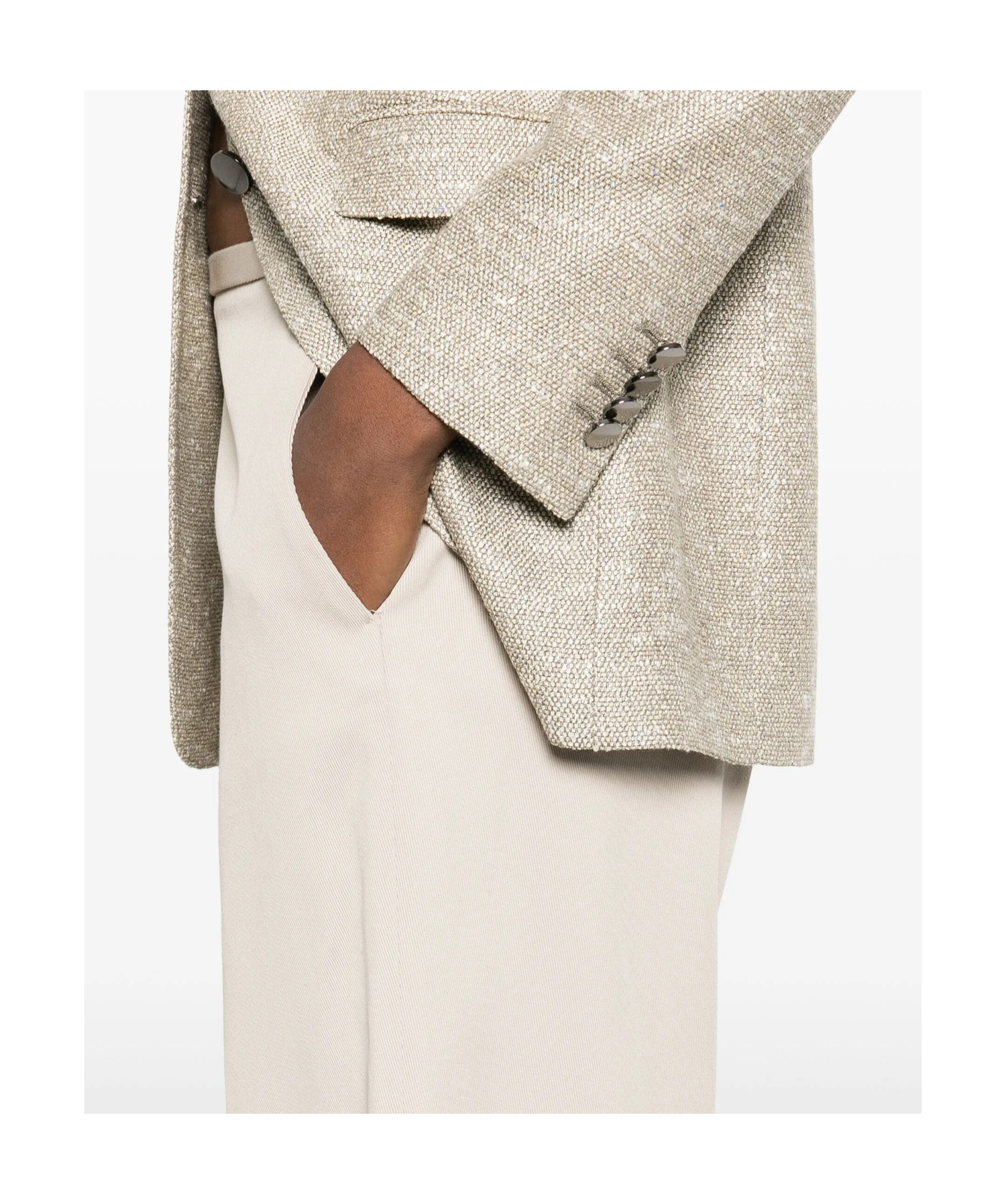 Shop Forte Forte Cotton Twill Flared Pants