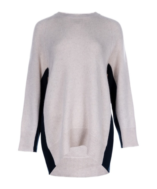 Max Mara Long-sleeved Sweater In White