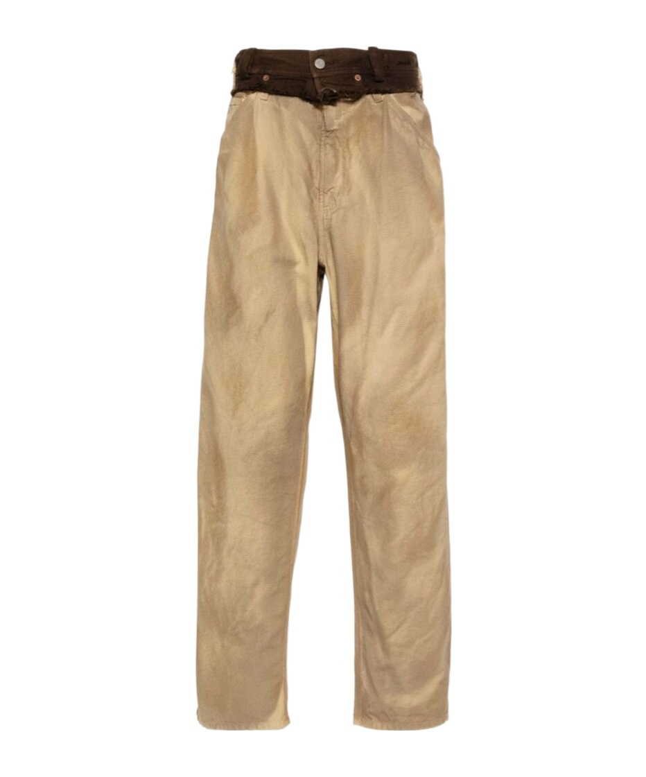 Magliano Togliatti Super Belted Pants In Nude