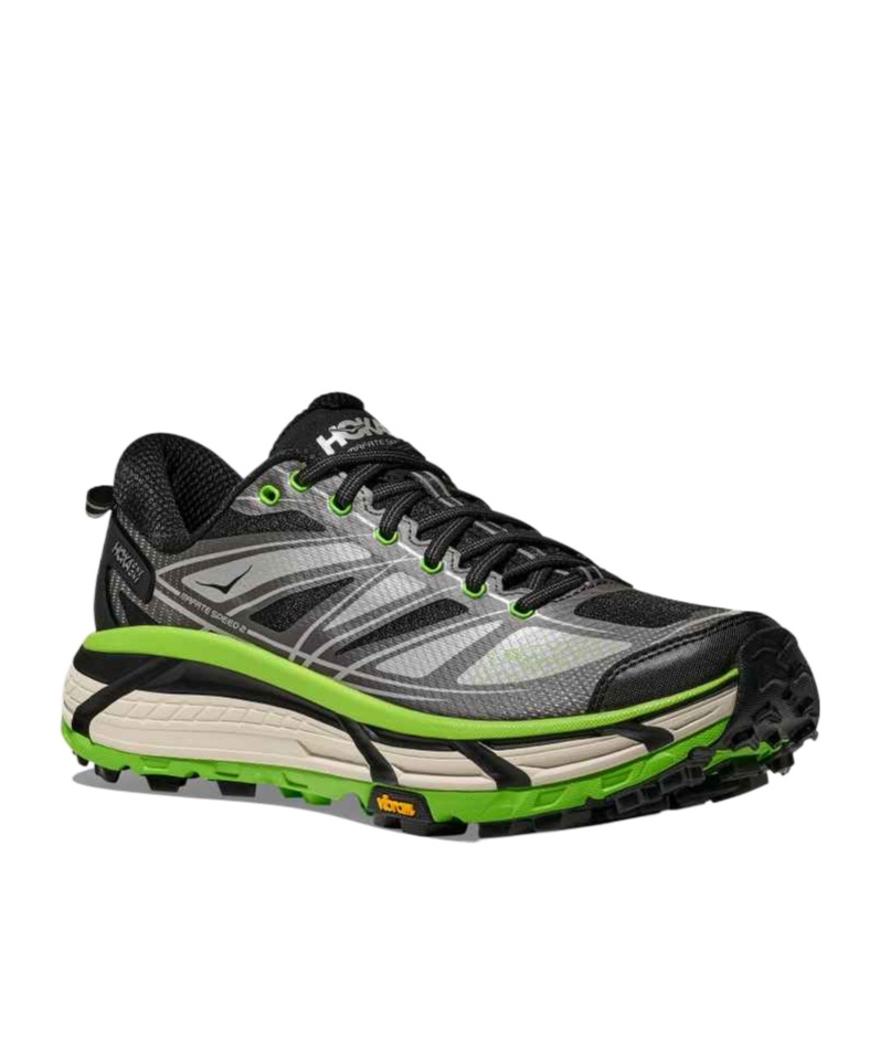 Hoka Mafate Speed 2 Rubber And Mesh Running Sneakers In Gray
