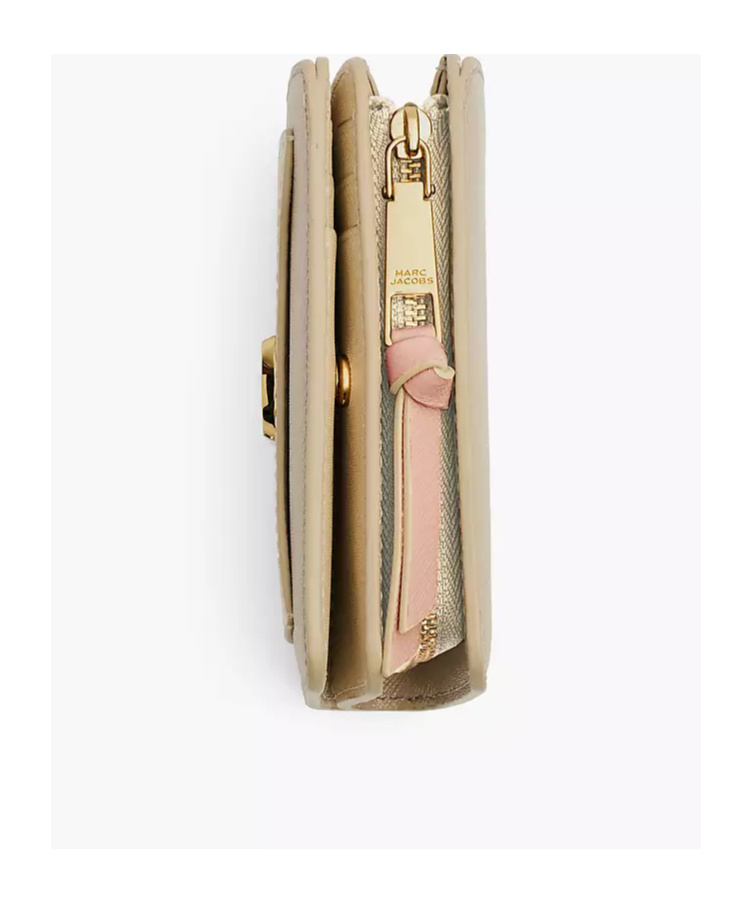 Marc Jacobs Compact Wallet The Utility Snapshot Mini Accessories In Nude