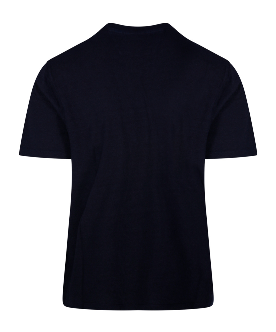C.p. Company Logo T-shirt With Crew Neck And Short Sleeves In Black