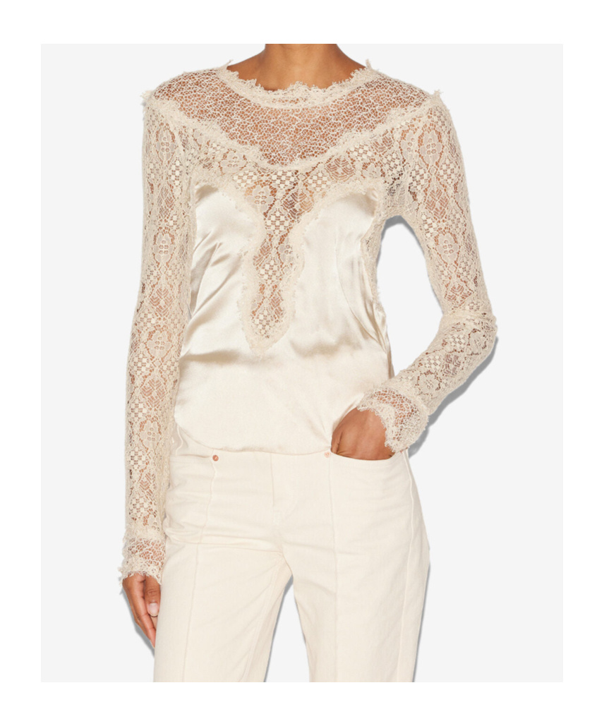 Isabel Marant Diem Top In Neutral