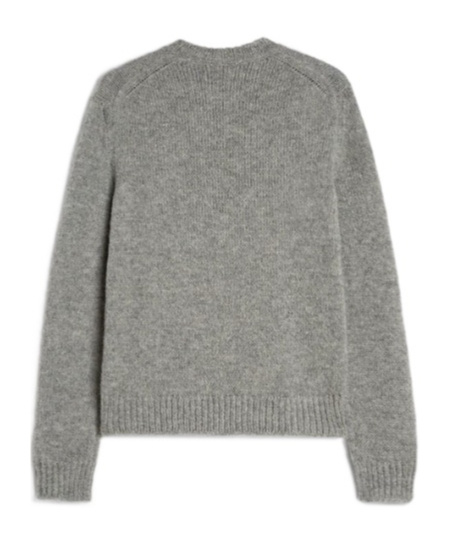 Jil Sander Oversized Alpaca And Wool-blend Sweater In Gray