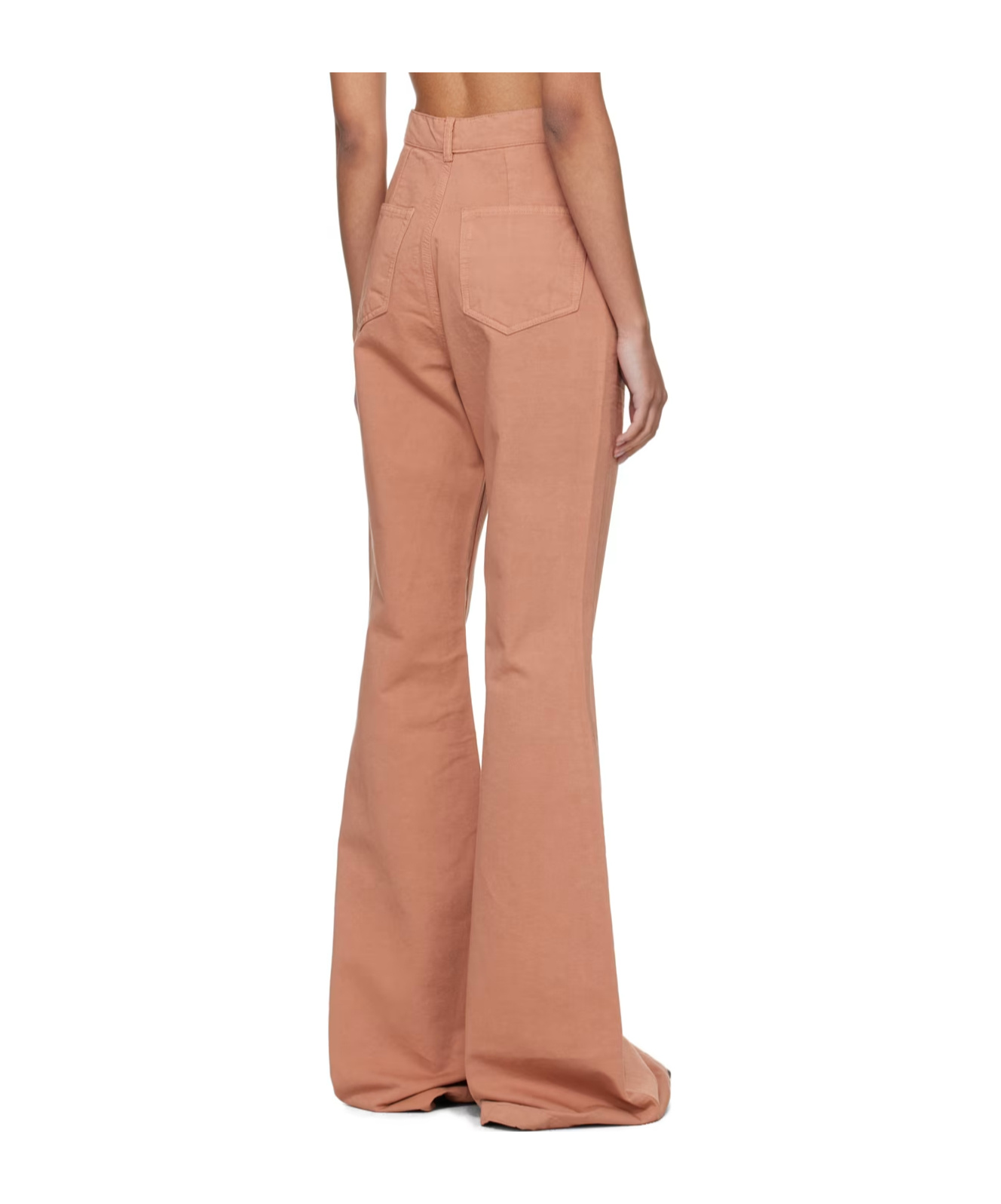 Rick Owens Drkshdw Bolan High Waist Jeans In Pink