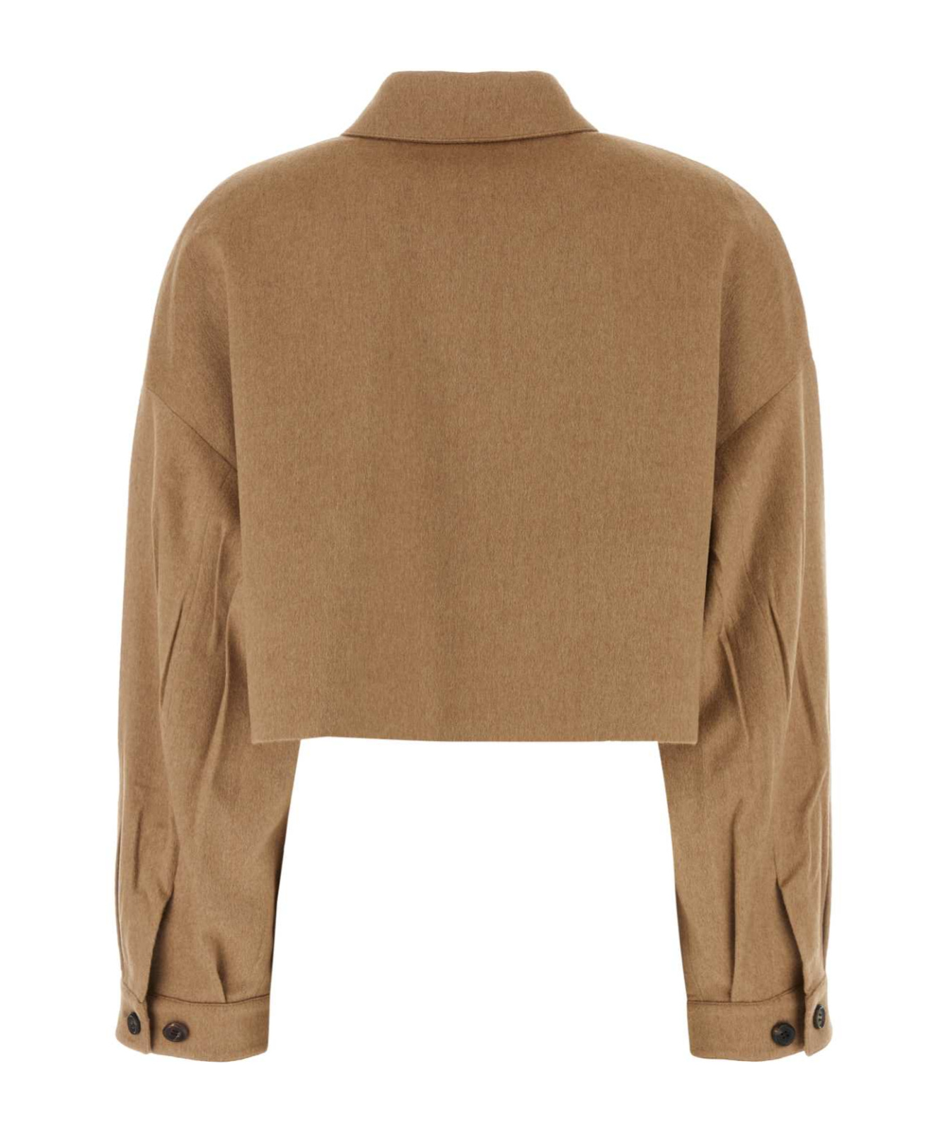 Prada Camel Jacket In Brown