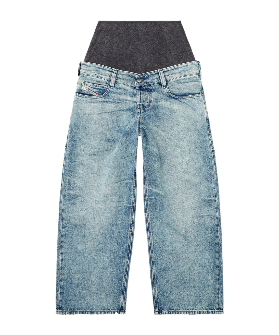 Diesel Acid-wash Jeans In Blue