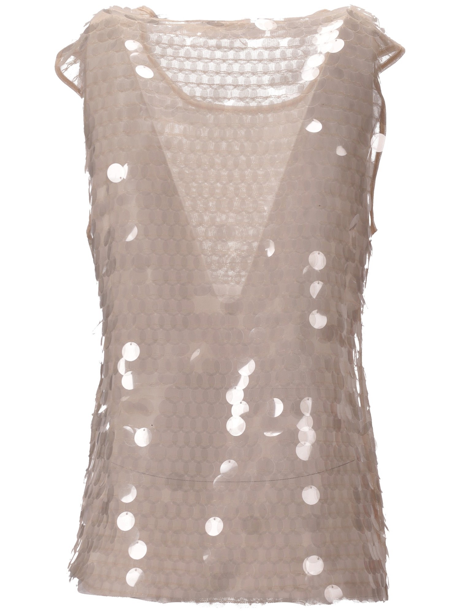 Niccolò Pasqualetti Carta Tank Sequined Vest