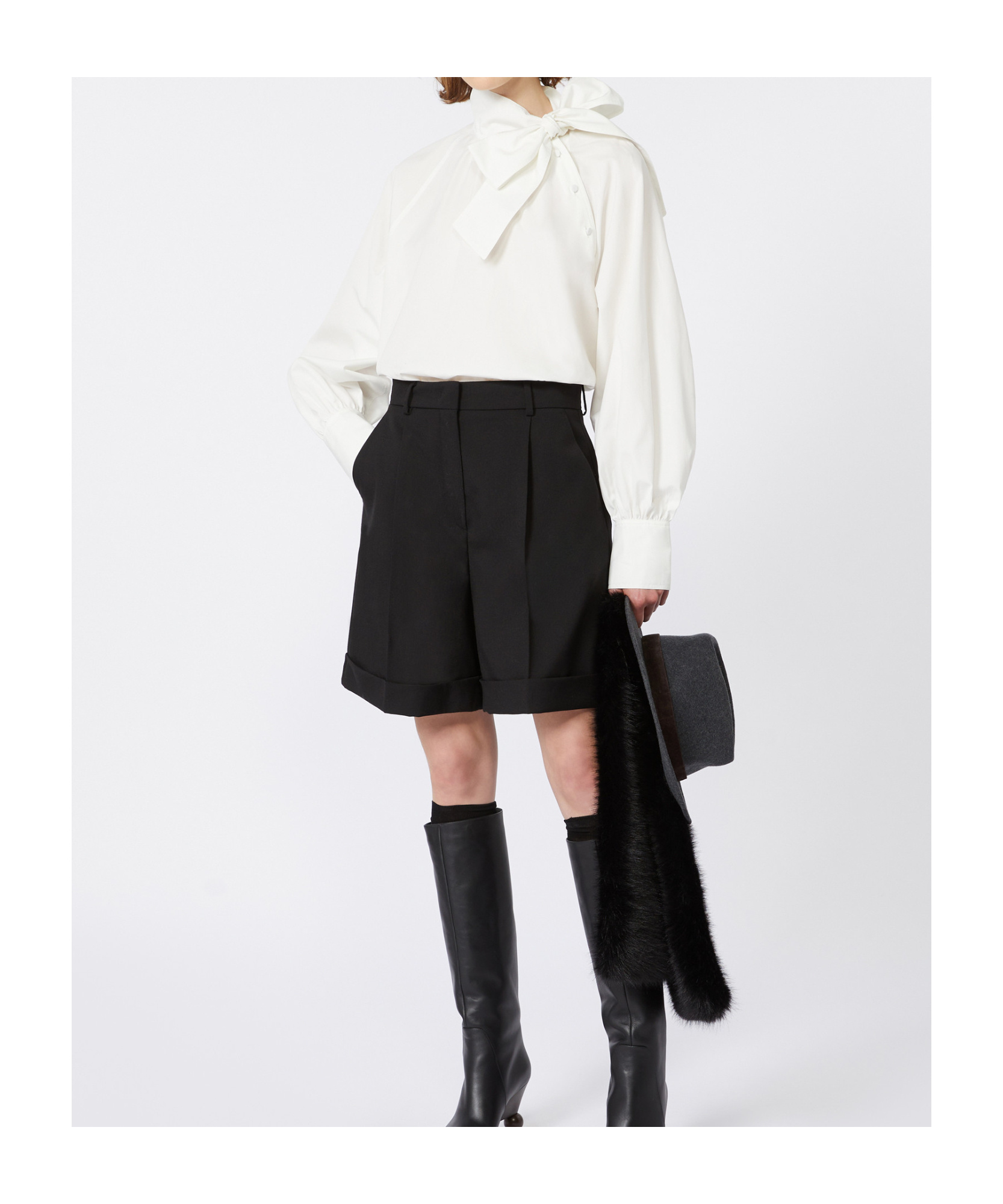 Weekend Max Mara Long-sleeved Tops In White