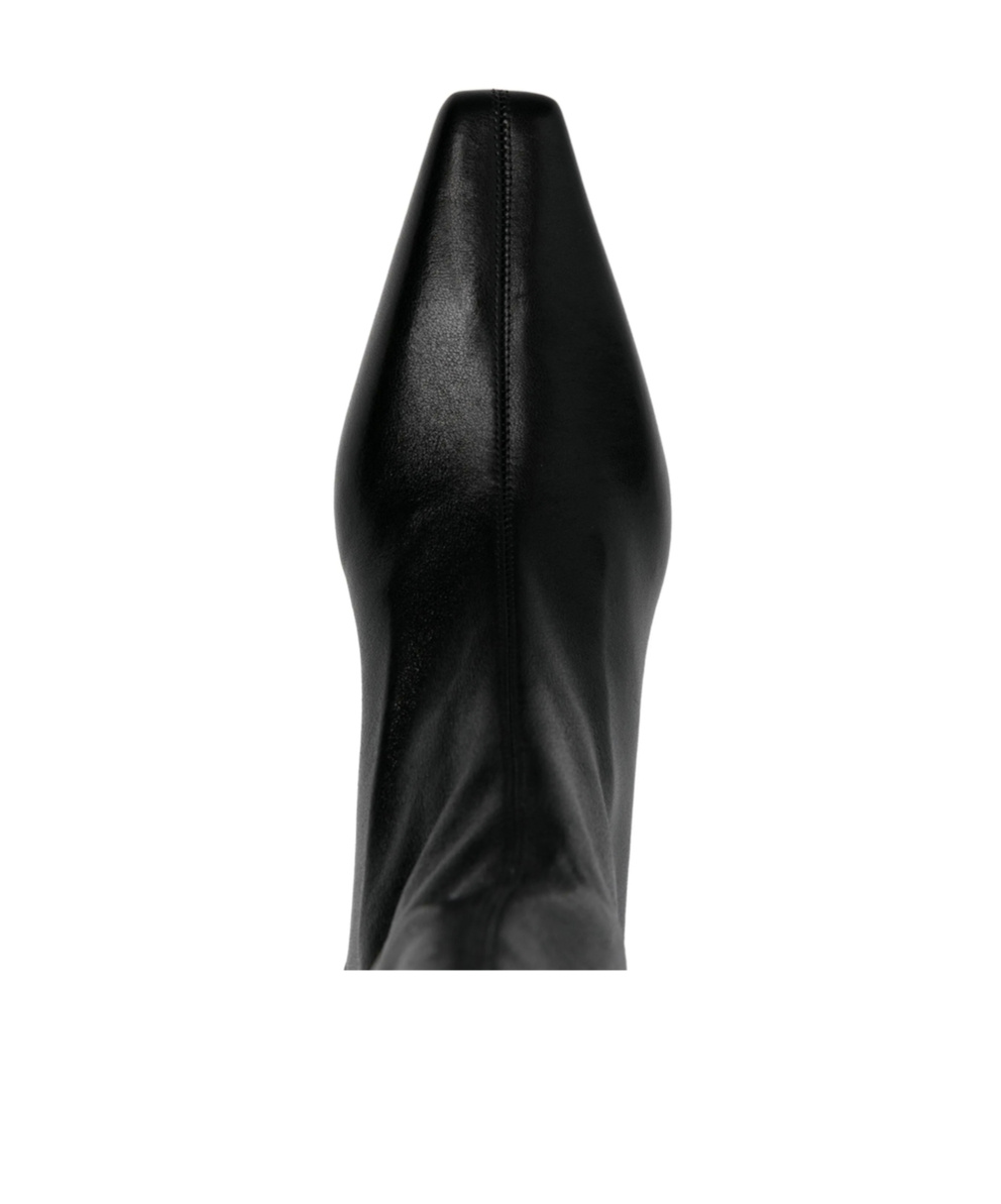 Paris Texas 80mm Leather Boots In Black
