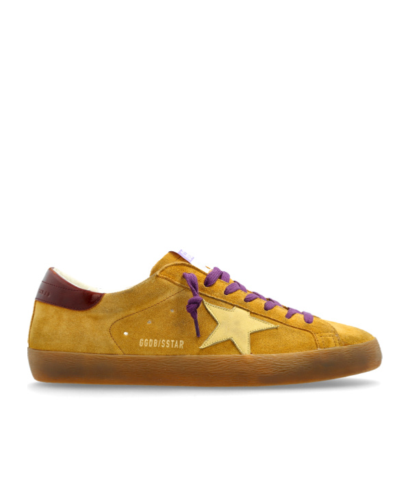 Golden Goose Emporio Armani Allover Logo Sneakers In Yellow