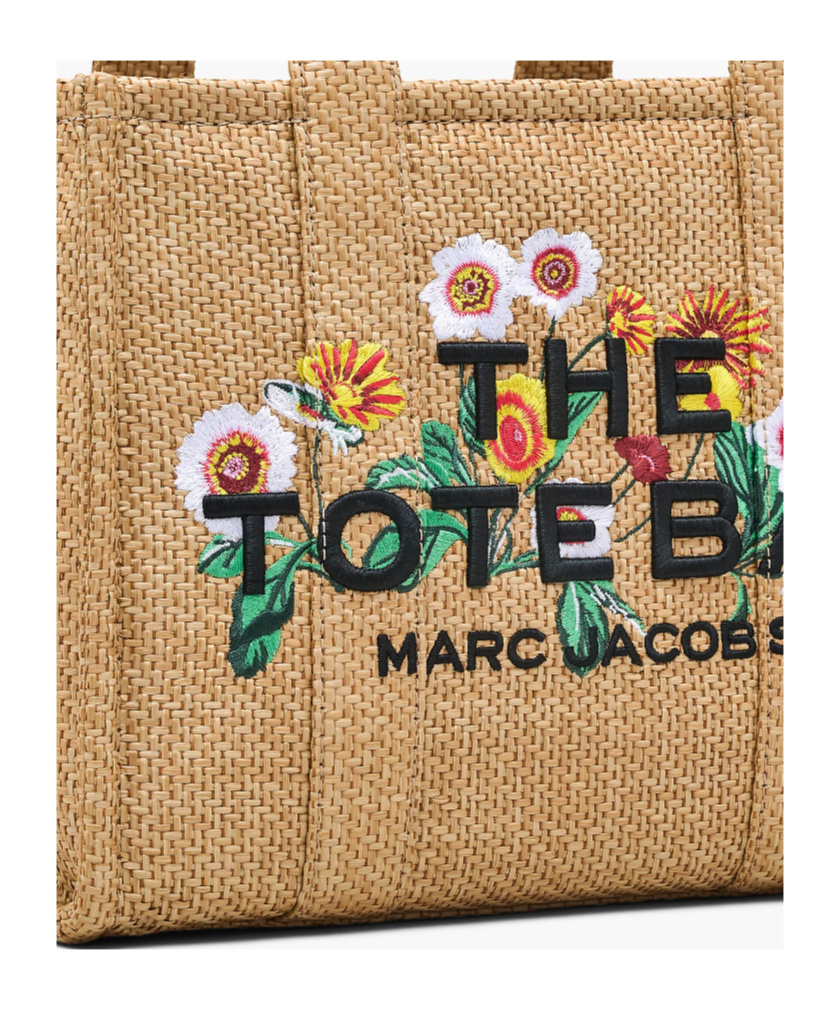 Marc Jacobs Raffia Medium The Daisy Tote Bag Handbag In Nude