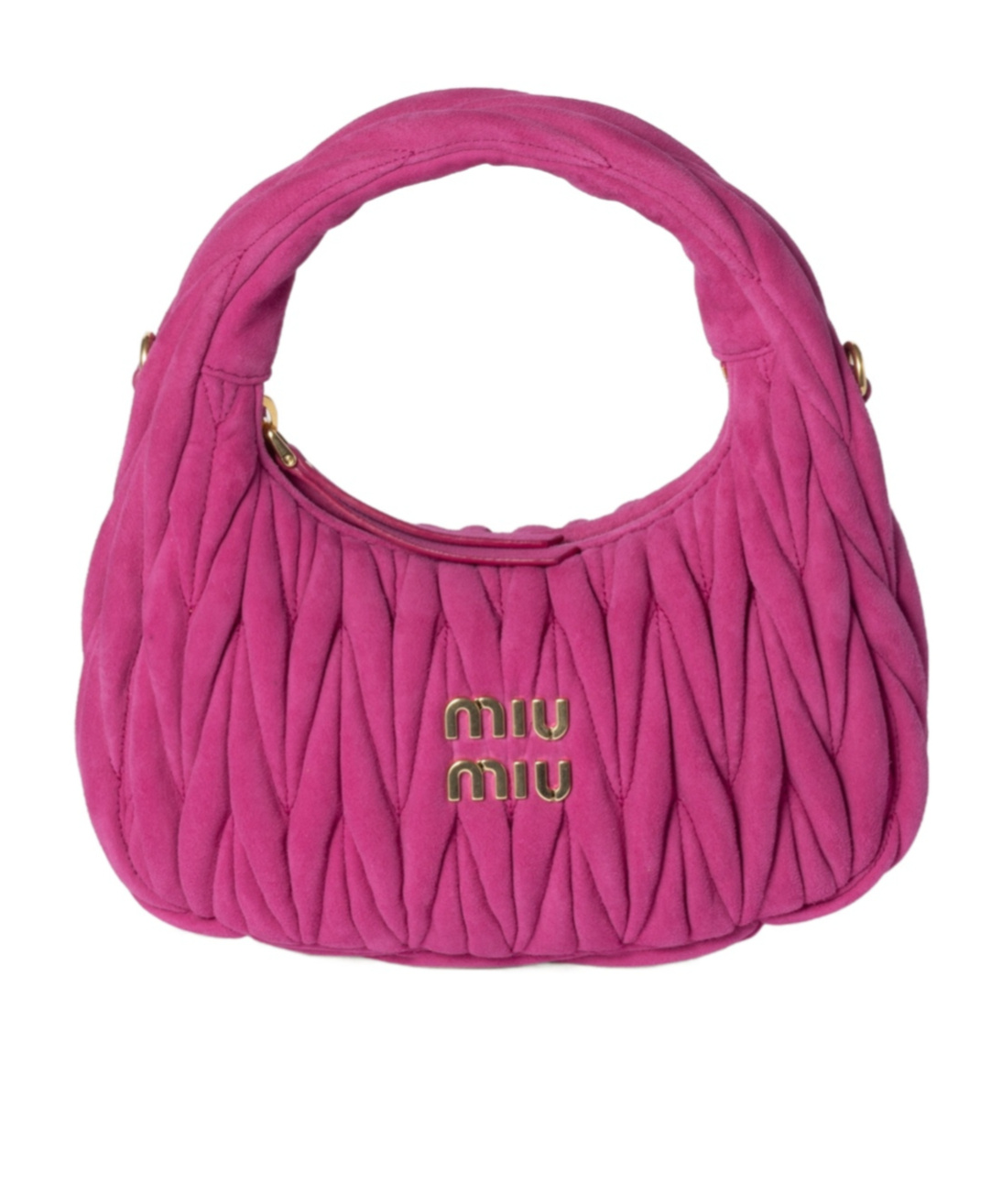 Miu Miu Wander Shoulder Bag In Burgundy