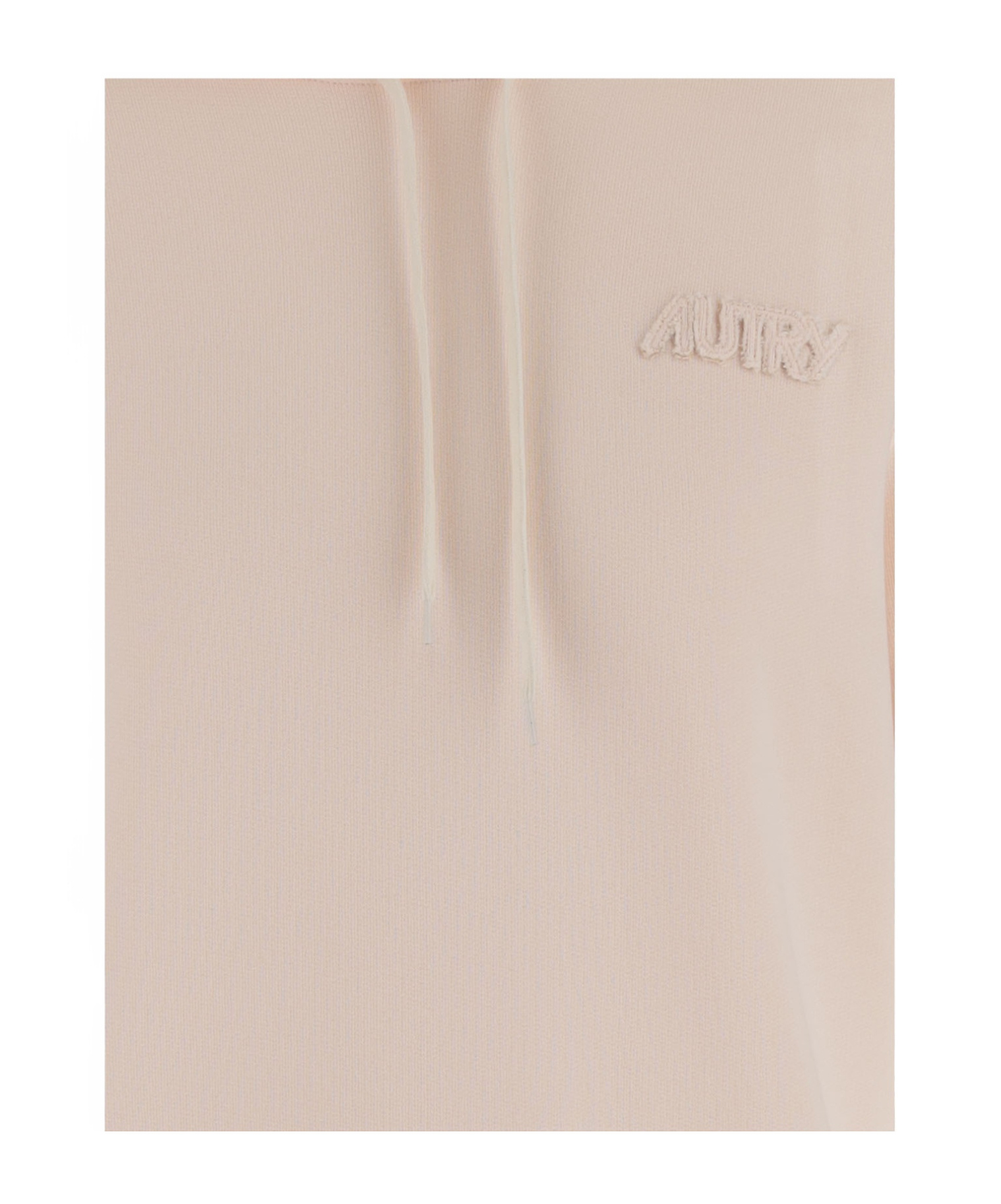 Autry Hooded Sweatshirt With Logo Embroidery And Elasticized Edges In Brown