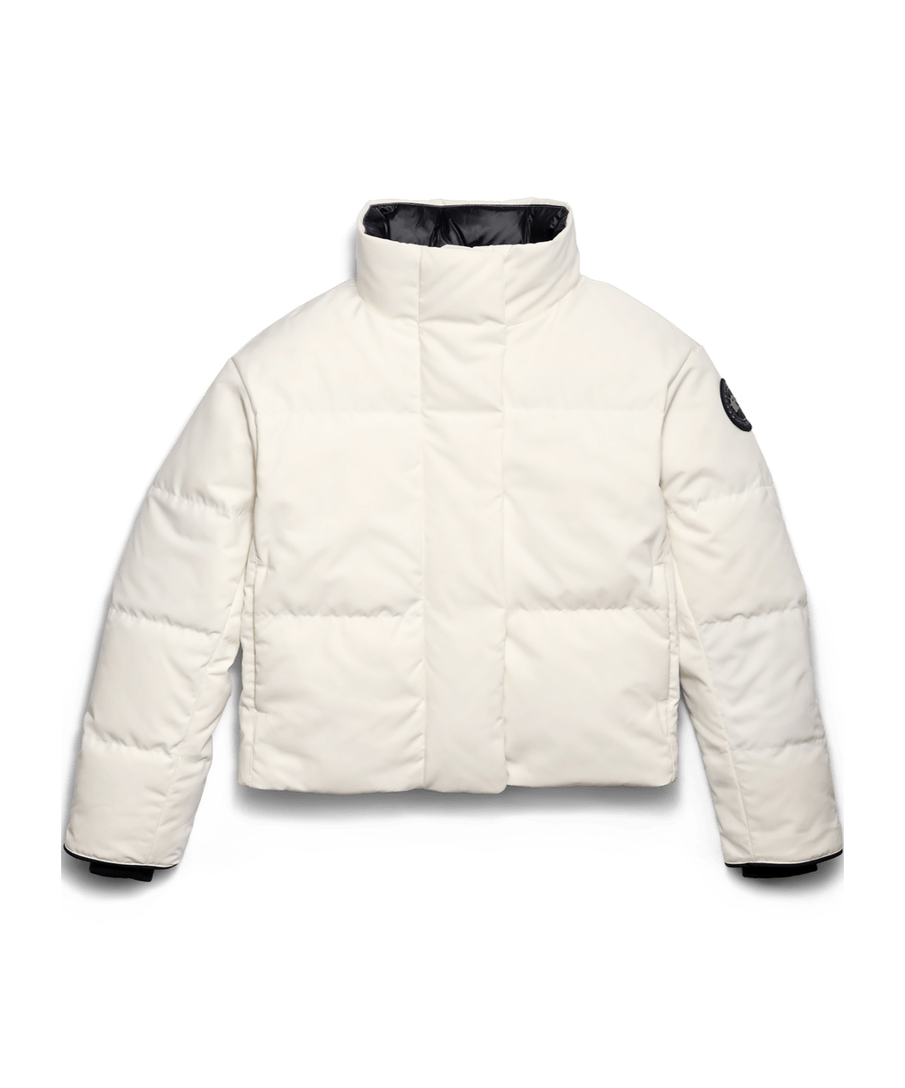 Canada Goose Grandview Short Puffer Jacket In White