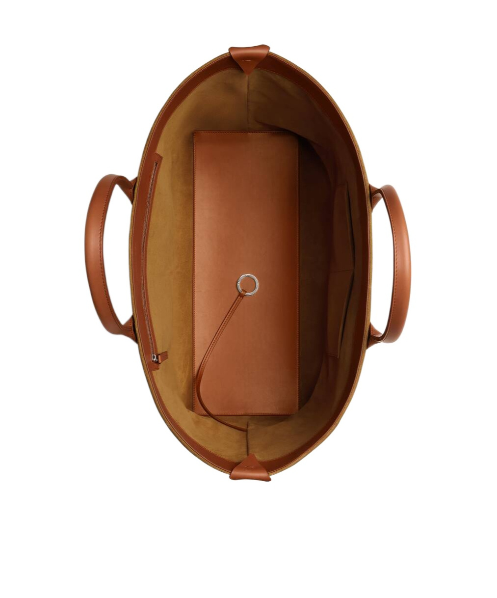 Bottega Veneta Large Cabat Leather Tote Bag In Brown