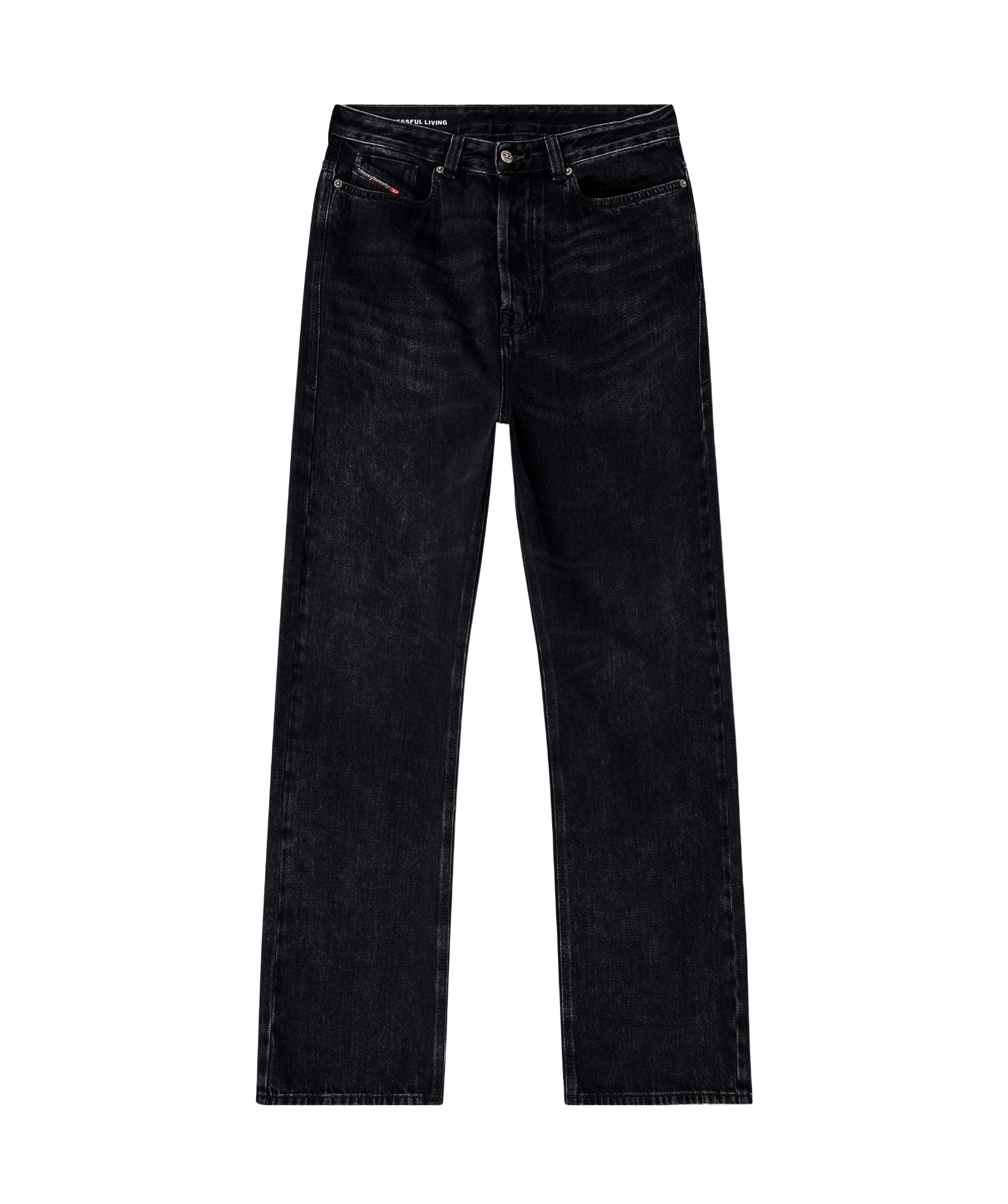 Diesel 1980 Five-pocket Trousers Featuring Belt Loops In Black