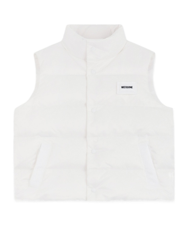 Shop We11 Done Upright Neck Down Vest In White