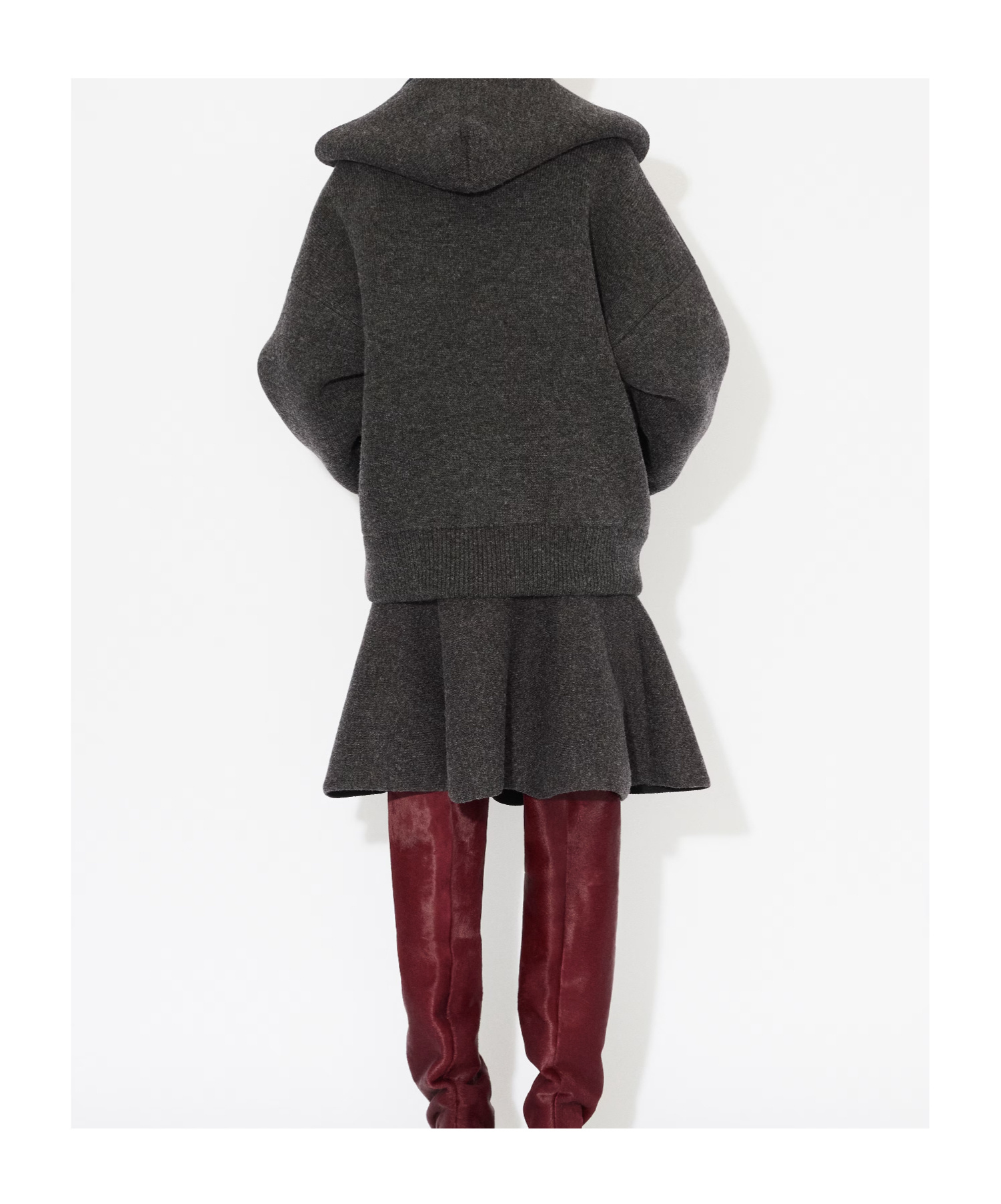 Alaïa Flared Skirt In Black