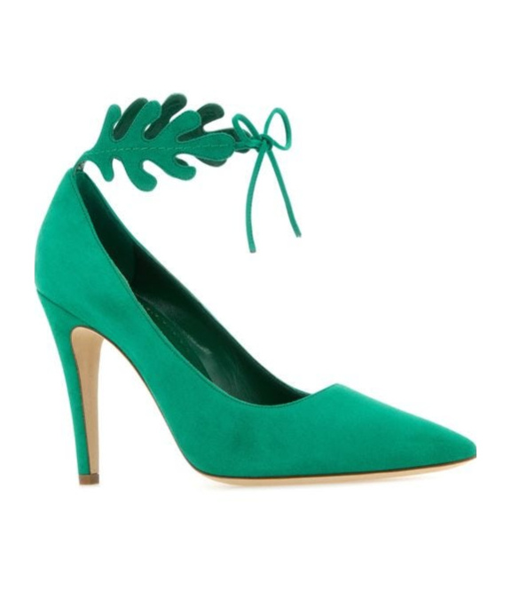 Manolo Blahnik Scarpe Con Tacco Florettehi1242496 Bgrn In Green