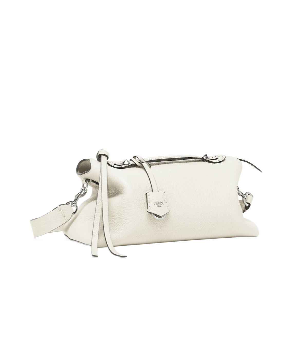 Fendi Large By The Way Tote Bag In White