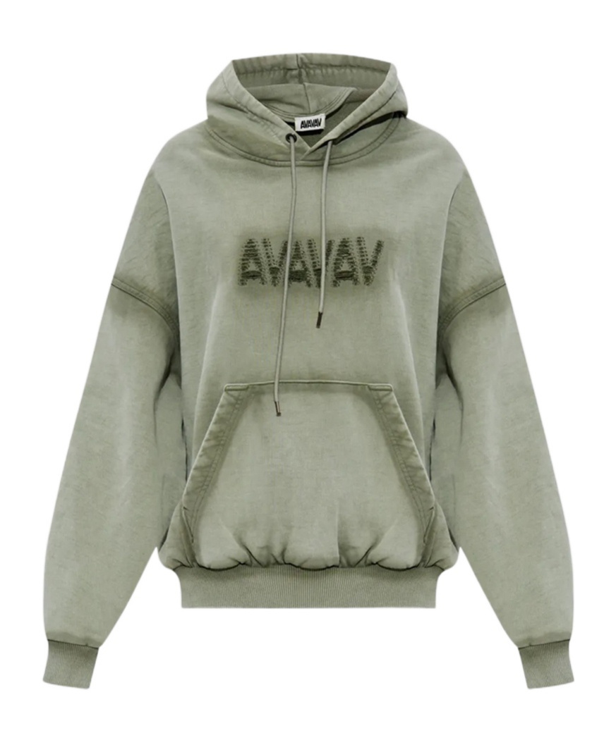 Avavav Logo Hoodie In Green