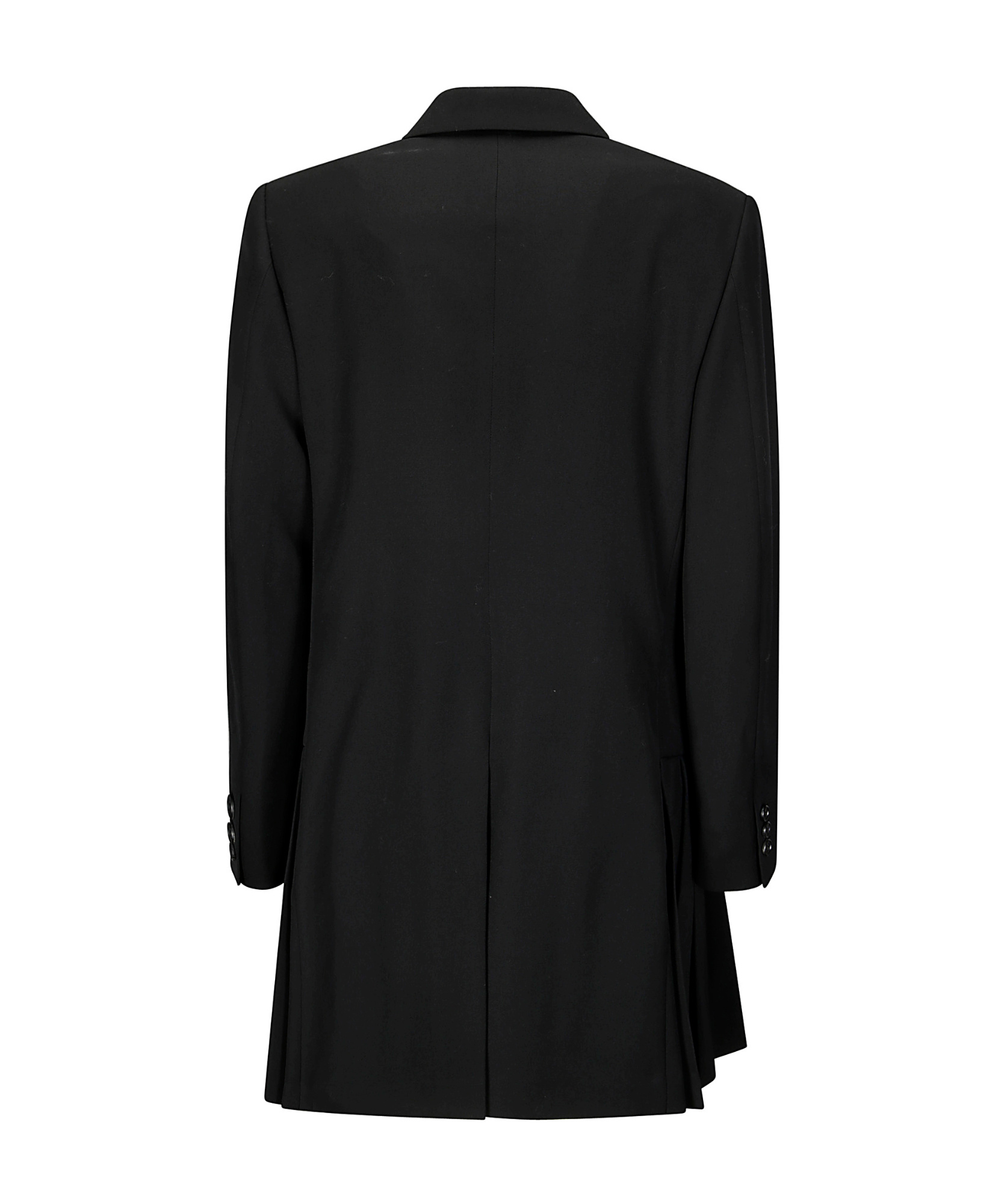 Shop Comme Des Garçons Single Breasted Skirt Jacket In Black