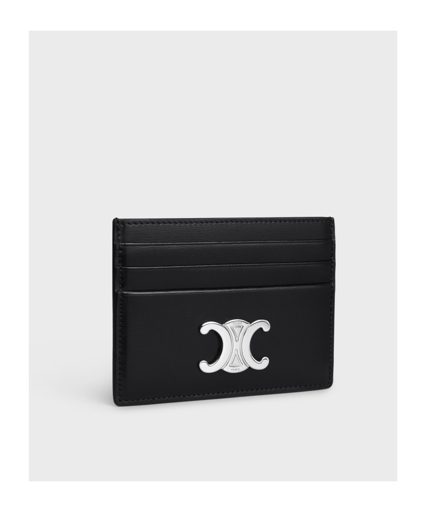 Celine Logo Card Holder In Black