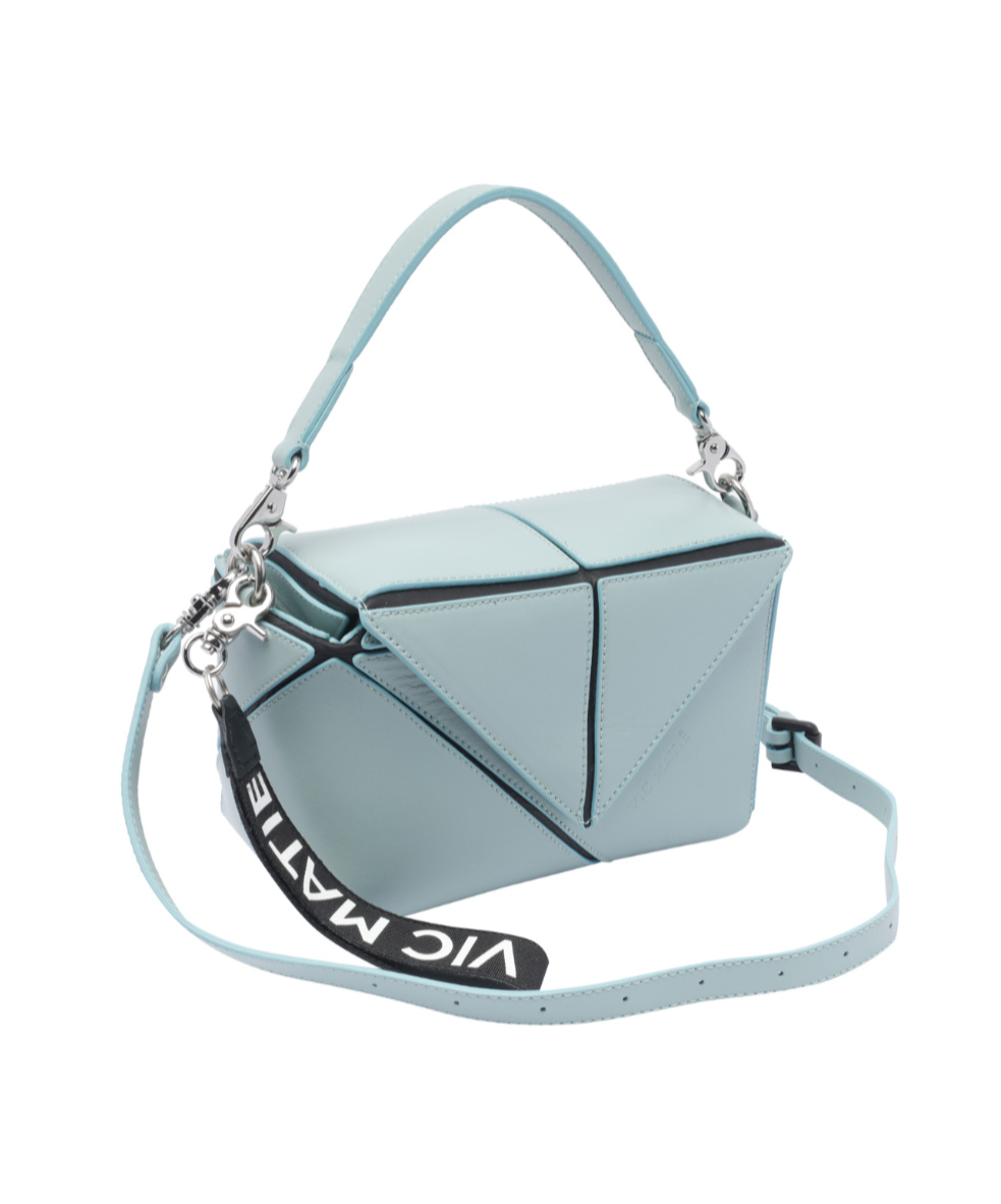 Vic Matie Top Handle Shoulder Bag In Gray