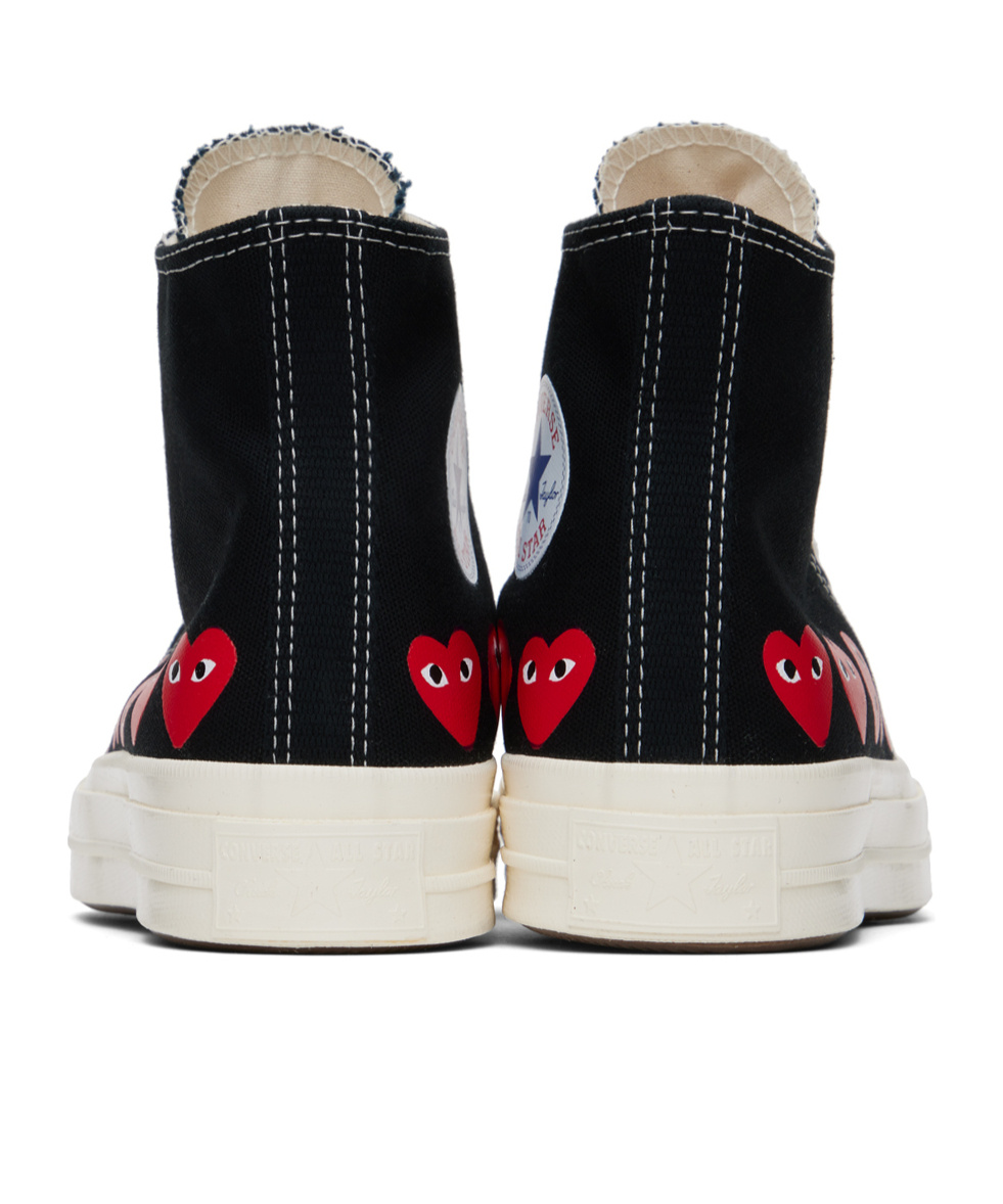 Comme Des Garçons Play X Converse Comme Des Garcons Play Converse Sneakers Black In Black