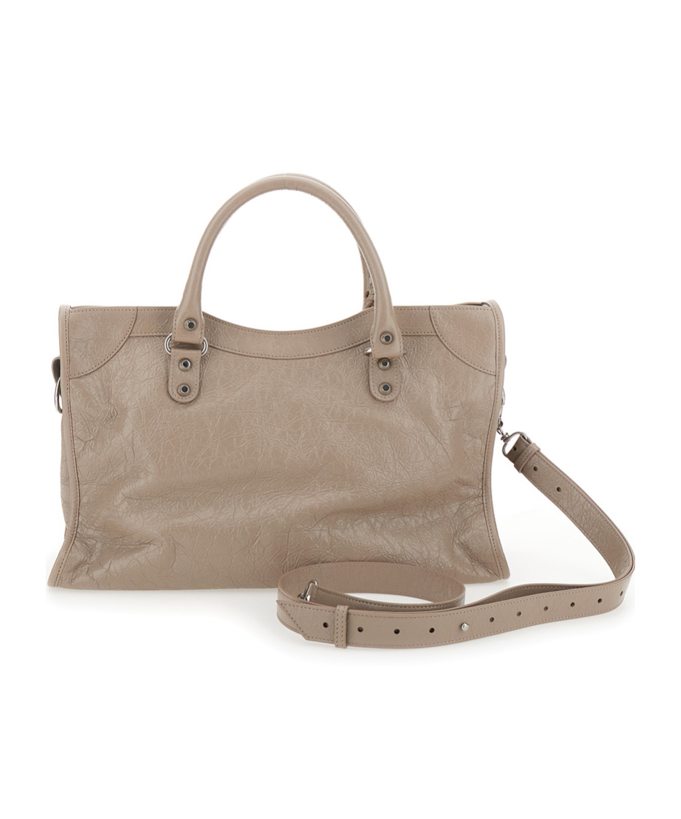 Balenciaga Le City Medium Bag In Nude