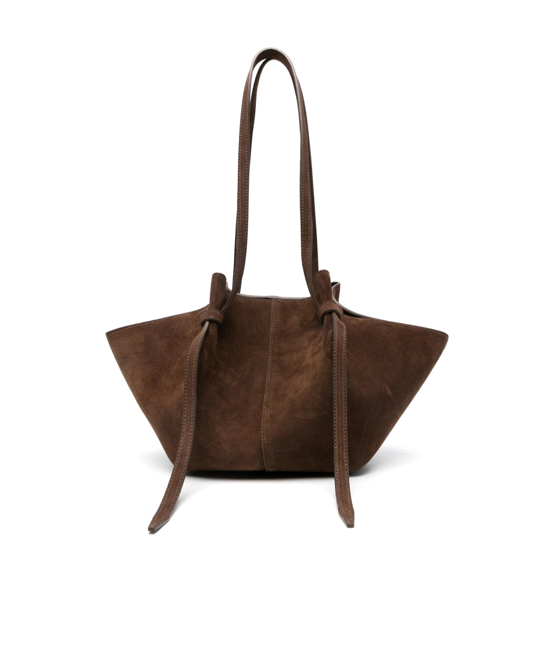 Yuzefi Suede Tote Bag In Brown