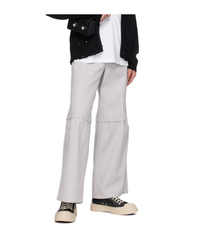 Marni Belt-loop Casual Pants In White