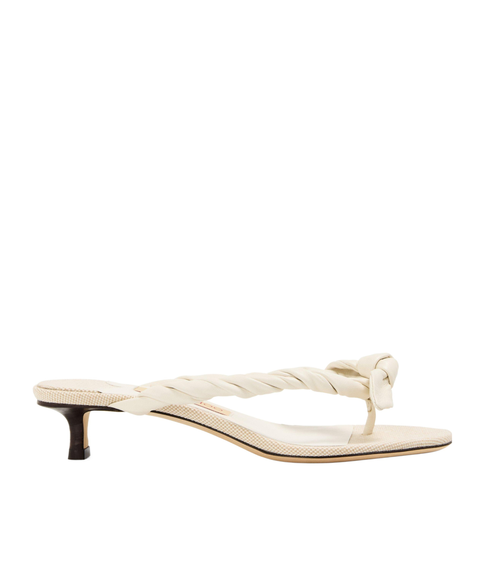 Jimmy Choo Minimalist Thong Slippers In Nude