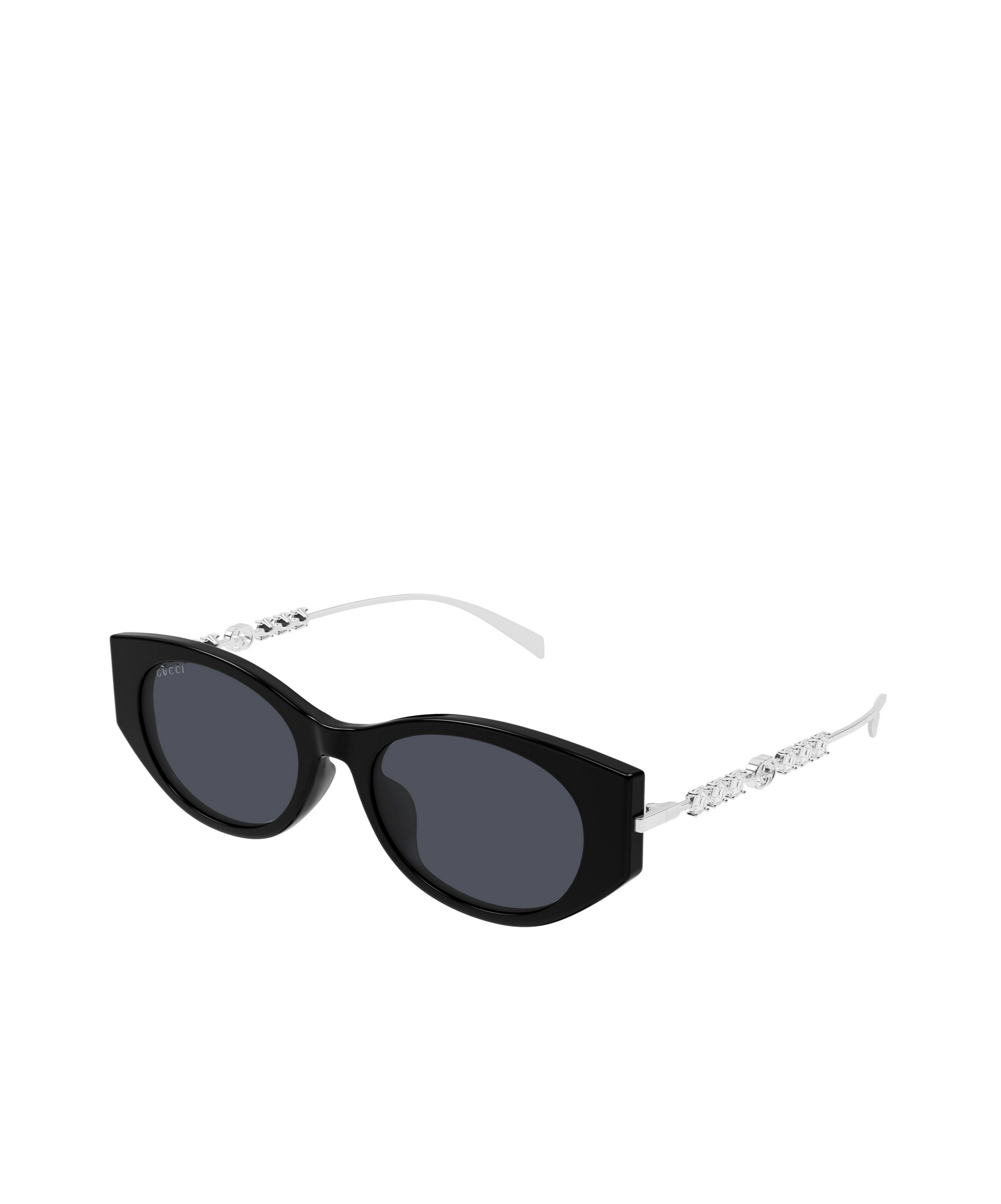Gucci Eyewear Low Nose Bridge Fit Sunglasses In Black